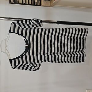 Speechless striped half sleeve dress